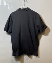 Load image into Gallery viewer, Calvin Klein Mens Dark Gray Cotton Spread Collar Short Sleeve Polo Shirt Size L
