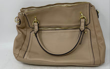 Load image into Gallery viewer, Juicy Couture Womens Beige Leather Outer Pocket Shoulder Strap Satchel Bag
