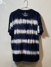 Load image into Gallery viewer, Psycho Bunny Mens Blue White Tie-Dye Cotton Short Sleeve Crew Neck T-Shirt Sz 6
