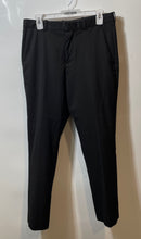 Load image into Gallery viewer, Perry Ellis Portfolio Mens Black Slash Pockets Slim Fit Dress Pants Size 30X30
