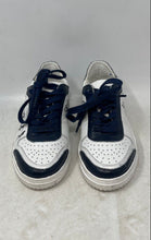 Load image into Gallery viewer, By Nataly Mendez Mens White Blue Leather Lace-Up Sneaker Shoes Size 35

