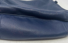 Load image into Gallery viewer, Kate Spade New York Womens Navy Blue Leather Inner Pockets Shoulder Bag
