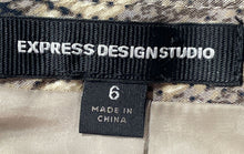 Load image into Gallery viewer, Express Design Studio Womens Multicolor Animal Print Straight &amp; Pencil Skirt 6
