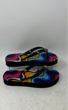Load image into Gallery viewer, Kurt Geiger Womens Multicolor Printed Slip-On Flip-Flop Sandals Size 35
