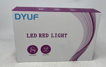 Load image into Gallery viewer, Dyuf Black Yellow USB LED Red Light Therapy Device With Box Not Tested
