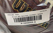 Load image into Gallery viewer, Wilson WTF1676 Brown Leather National Football League Ball Collectible
