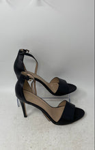 Load image into Gallery viewer, Aldo Womens Cardross Black Leather Stiletto Ankle Strap Heels Size 8.5
