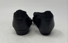Load image into Gallery viewer, Capezio Womens Pedini Femme PP323 Black Leather Slip-On Jazz Dance Shoes Size 7M
