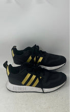 Load image into Gallery viewer, Adidas Kids Multix Q47130 Black Gold Low Top Lace-Up Sneaker Shoes Size 5.5
