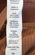 Load image into Gallery viewer, Lululemon Womens Brown Sport Pockets Drawstring Tapered Leg Jogger Pants Size 6
