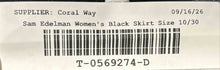 Load image into Gallery viewer, Sam Edelman Womens Black The Riley Pockets Straight &amp; Pencil Skirt Size 30
