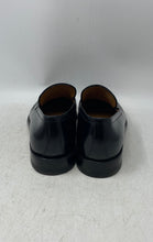 Load image into Gallery viewer, A.Testoni Mens Black Leather Square Toe Slip-On Loafer Shoes Size 10M
