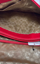Load image into Gallery viewer, Ivanka Trump Womens Red Inner Pockets Shoulder Hobo Purse With Tag

