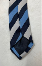 Load image into Gallery viewer, Italian Style Mens Multicolor Striped Adjustable Pointed Tie One Size
