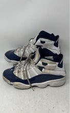Load image into Gallery viewer, Nike Mens Jordan 6 Rings 322992-324 White Blue Sneaker Shoes Size 8.5
