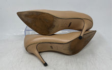 Load image into Gallery viewer, Coach Womens Beige Pointed Toe Slip-On Stiletto Pump Heels Size 8B
