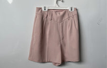 Load image into Gallery viewer, Express Womens Pink Pleated Front Extreme High Rise Midi Bermuda Shorts Size 2
