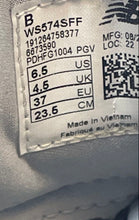 Load image into Gallery viewer, New Balance Womens 574 WS574SFF Pink Gray Low Top Sneakers Shoes Size 6.5 B
