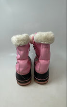 Load image into Gallery viewer, Dream Pairs Girls Forester Pink White Round Toe Lace-Up Snow Boots Size 5
