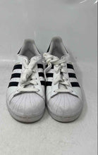 Load image into Gallery viewer, Adidas Mens Superstar White Black Leather Lace-Up Low Top Sneaker Shoes Size 6.5
