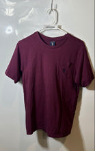 Load image into Gallery viewer, U.S.Polo Assn. Mens Burgundy Crew Neck Short Sleeve Pullover T-Shirt Size XS
