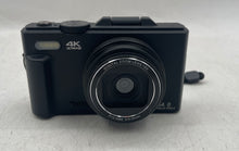 Load image into Gallery viewer, Black 4K Ultra HD 64.0 Mega Pixels Autofocus Digital Camera Not Tested
