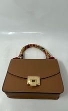 Load image into Gallery viewer, Aldo Womens Light Brown Leather Inner Pocket Shoulder Strap Satchel Handbag
