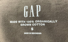 Load image into Gallery viewer, Gap Womens Green Organic Cotton Boat Neck Pullover Heavyweight T-Shirt Size S
