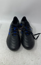 Load image into Gallery viewer, Adidas Kids Goletto VIII FG GX6906 Black Blue Lace-Up Soccer Cleats Size 5

