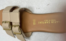 Load image into Gallery viewer, Ilaria Sartori Womens Brown Leather Open Toe Slip-On Slide Sandals Size 7.5M
