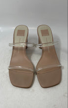 Load image into Gallery viewer, Dolce Vita Womens Noles Clear Peach Block Heel Strappy Sandals Size 9
