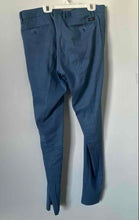 Load image into Gallery viewer, Mason's Mens Blue Flat Front Slash Pocket Straight Leg Dress Pants Size 50

