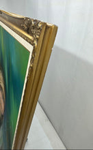 Load image into Gallery viewer, Signed And Square Framed Woman Portrait Wall Hanging Home Decor Art Painting
