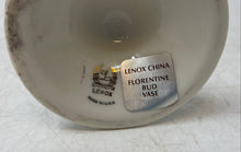 Load image into Gallery viewer, Lenox Florentine Collection Off White Porcelain China Tall Slender Bud Vase
