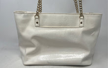 Load image into Gallery viewer, Michael Kors Womens Jet Set White Monogram Print Double Handle Tote Bag
