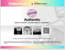 Load image into Gallery viewer, Authentic Marc by Marc Jacobs Women's Silver -Tone White Dial Watch
