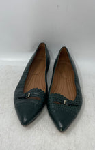 Load image into Gallery viewer, Brooks Brothers Womens Green Leather Pointed Toe Slip-On Ballet Shoes Size 10
