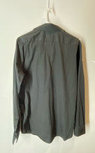 Load image into Gallery viewer, Express 1MX Mens Black Collared Long Sleeve Dress Shirt Size Medium
