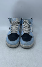 Load image into Gallery viewer, Nike Kids Air Jordan 1 Mid 555112-401 Blue Black White Sneaker Shoes Size 6.5Y
