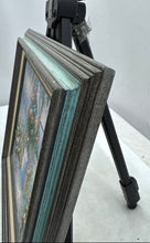 Load image into Gallery viewer, Garden Patio Courtyard With Table And Chairs Framed Art Painting By B. Patel
