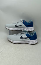 Load image into Gallery viewer, Nike Mens Revolution 6 FlyEase Next Nature White Blue Sneaker Shoes Size 11W

