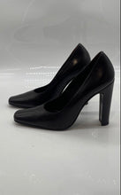 Load image into Gallery viewer, Nathalie M Womens Brown Leather Slip-On High Pump Heels Shoes Size 6B
