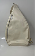 Load image into Gallery viewer, BCBGeneration Womens Vanilla Faux Leather Adjustable Strap Zipper Sling Backpack
