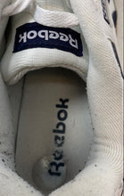 Load image into Gallery viewer, Reebok Mens Classic Harman Run White Dark Blue Lace-Up Sneaker Shoes Size 10
