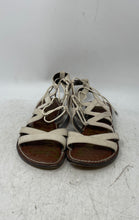 Load image into Gallery viewer, Sam Edelman Womens Gemma Ivory Leather Open Toe Gladiator Sandals Size 6M
