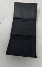 Load image into Gallery viewer, Unbranded Mens Black Leather Credit Card Stitching Classic Trifold Wallet
