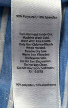 Load image into Gallery viewer, Vineyard Vines Mens Blue White Striped Short Sleeve Collared Polo Shirt Size M

