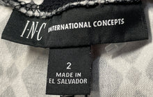 Load image into Gallery viewer, INC International Concepts Womens Black White Geometric Chino Shorts Size 2
