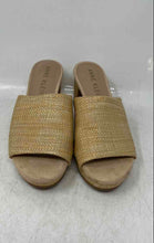 Load image into Gallery viewer, Anne Klein Womens Beige Open Toe Slip-On Block Slide Sandals Size 6.5
