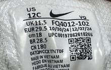 Load image into Gallery viewer, Nike Boys Alpha Menace 4 Shark FQ4012-102 White Red Football Cleats Size 12C

